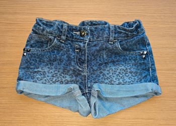 Short en jean léopard 8 ans