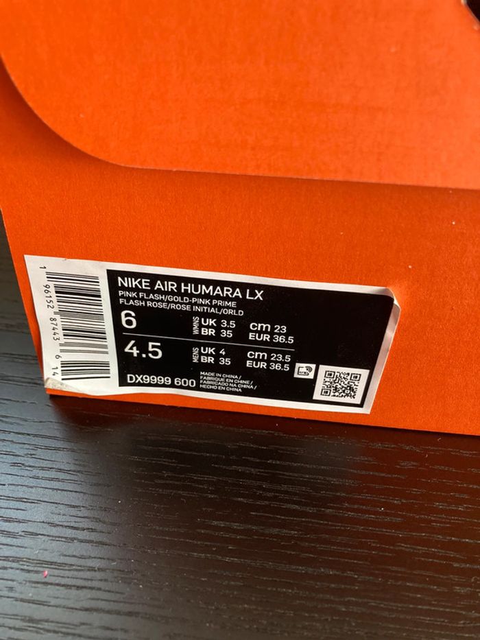 Baskets Basses Femme Nike Air Humara LX Jacquemus Pink - Taille 36.5 - photo numéro 12