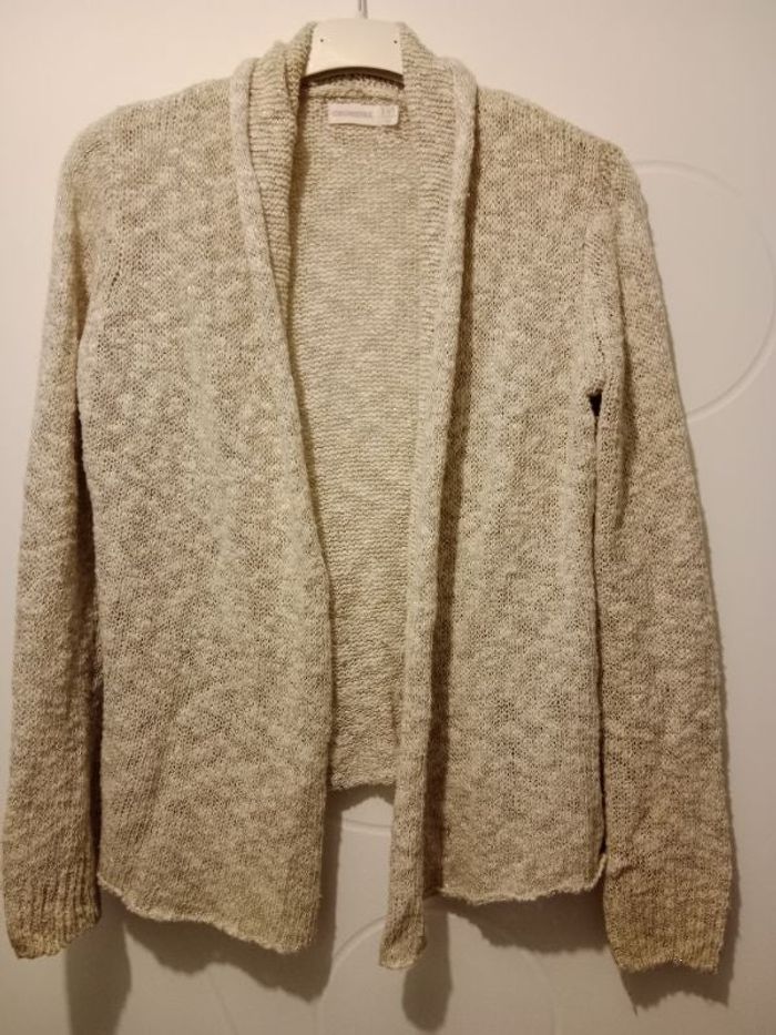Gilet effet brillant pailleté