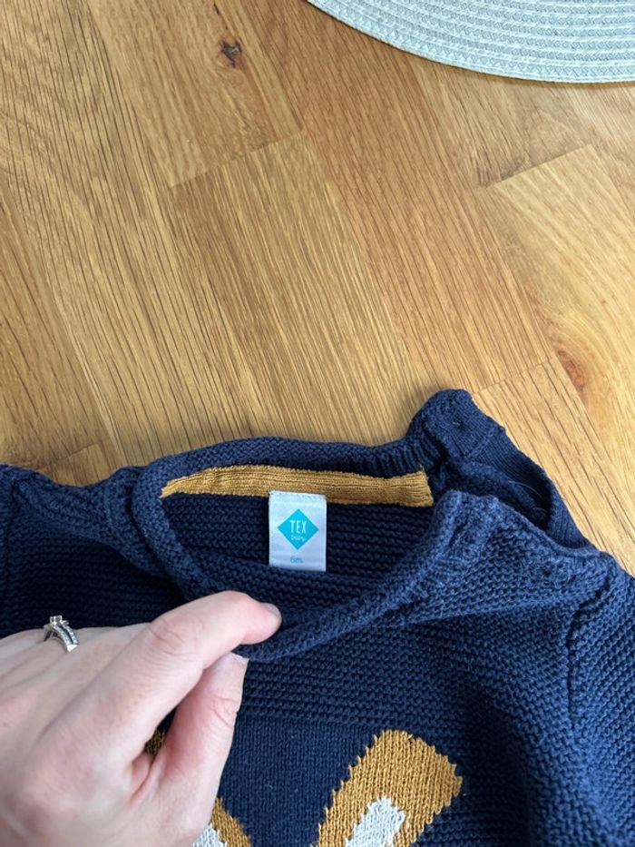 Tex baby - Pull bébé - taille 6 mois - photo numéro 3