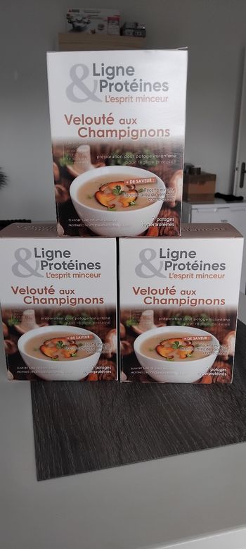 Lot velouté champignons ljgne & protéines