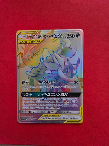 2 cartes pokémon japonaises Tag Team
