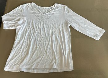 Haut manches trois quarts