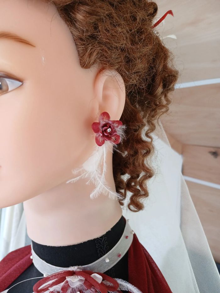 Parure collier et boucles d'oreilles - photo numéro 4