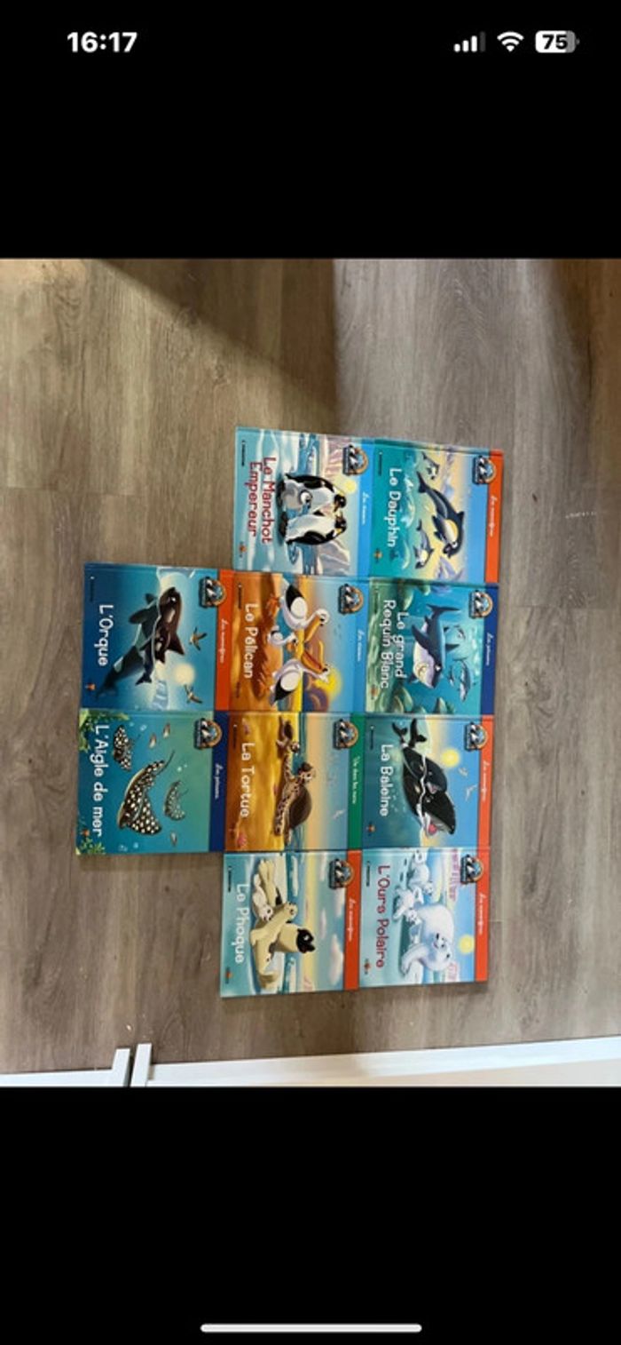 Livre pour enfants les animaux marins et polaires altaya à l unité - photo numéro 2