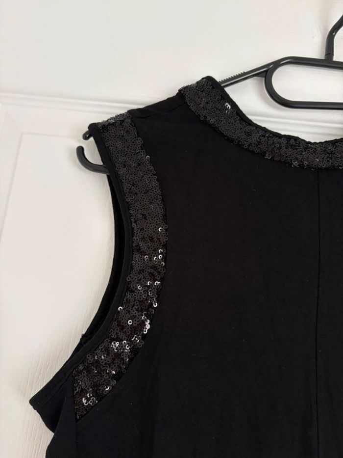 Ensemble été top noir Promod et jupe fleurie Mim M très bon état🖤 - photo numéro 6