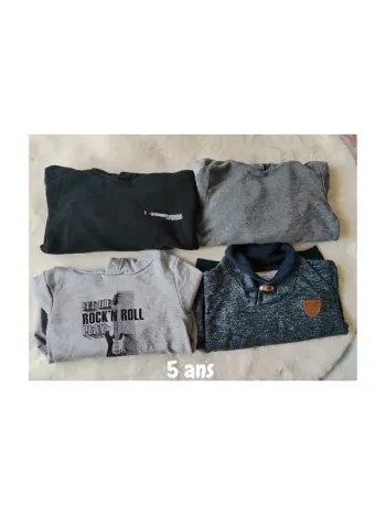 Lot pulls garçon 5 ans