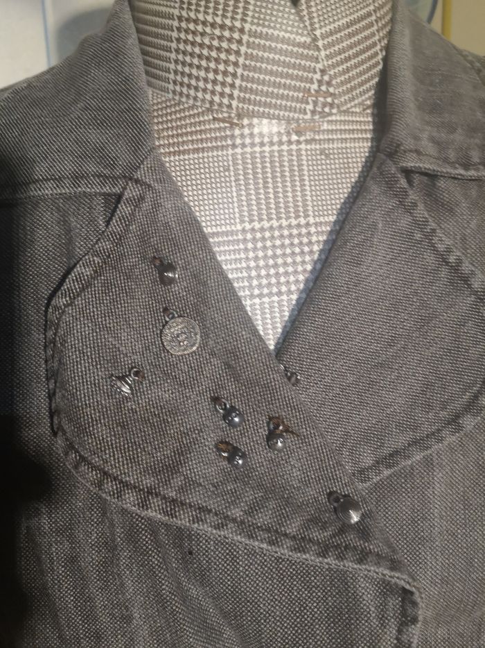 Veste femme grise - photo numéro 5