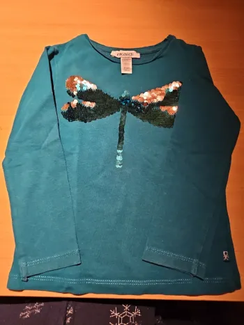 Maillot turquoise Okaidi taille 2 ans