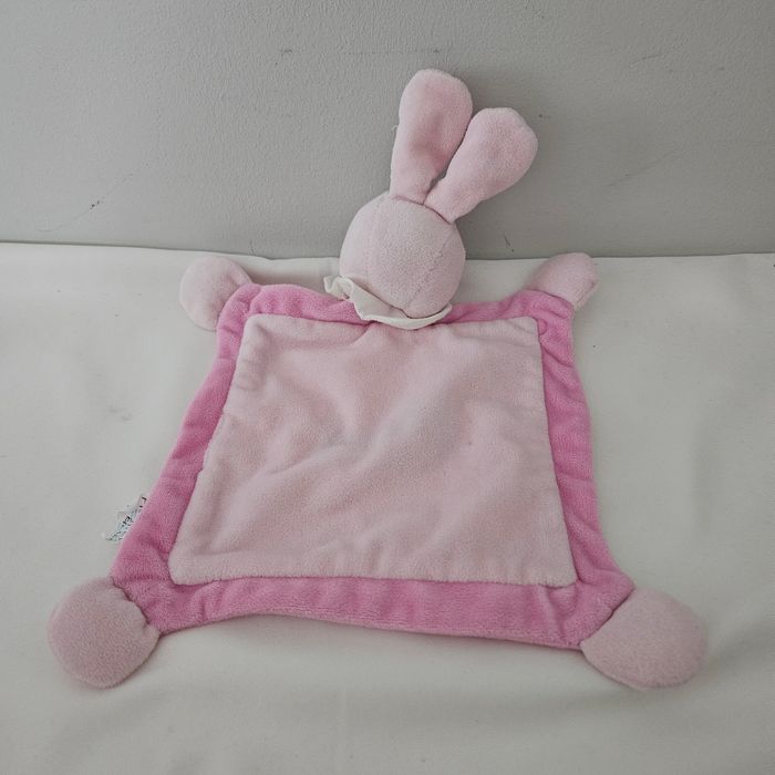 Doudou lapin picot rose - photo numéro 3