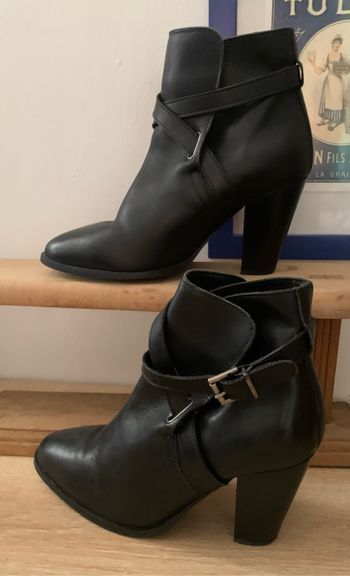 Bottines en cuir André