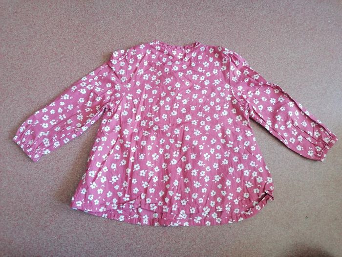 Chemise à fleurs filles - photo numéro 2