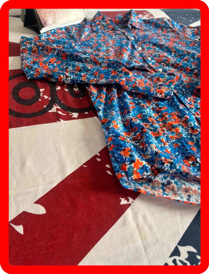 Chemise Dsquared fleuri Cannes taille 48 - photo numéro 6