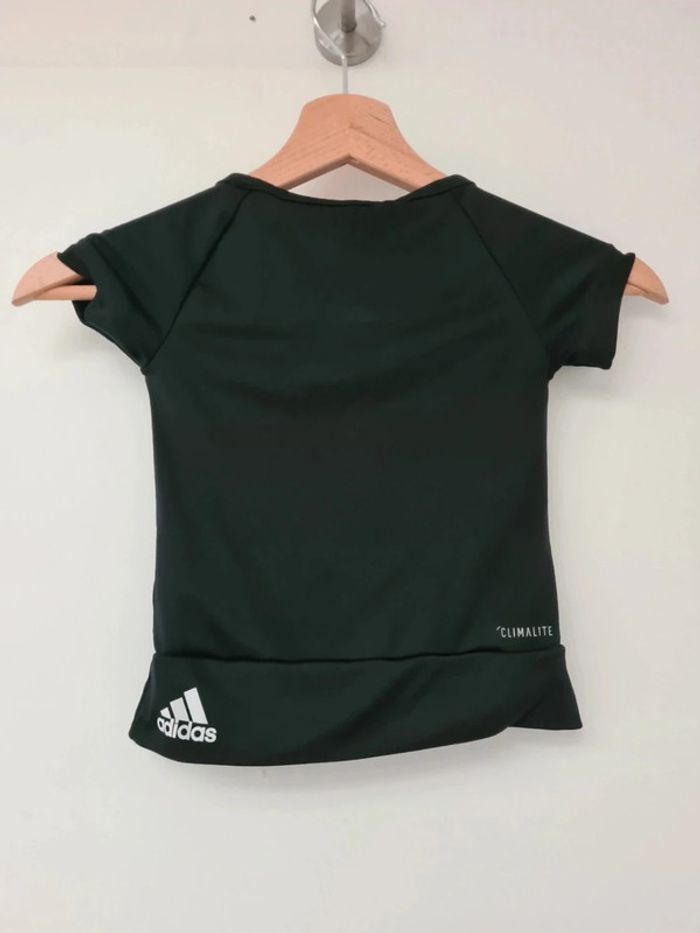 T-shirt noir original Adidas Taille 4-5 ans - photo numéro 4