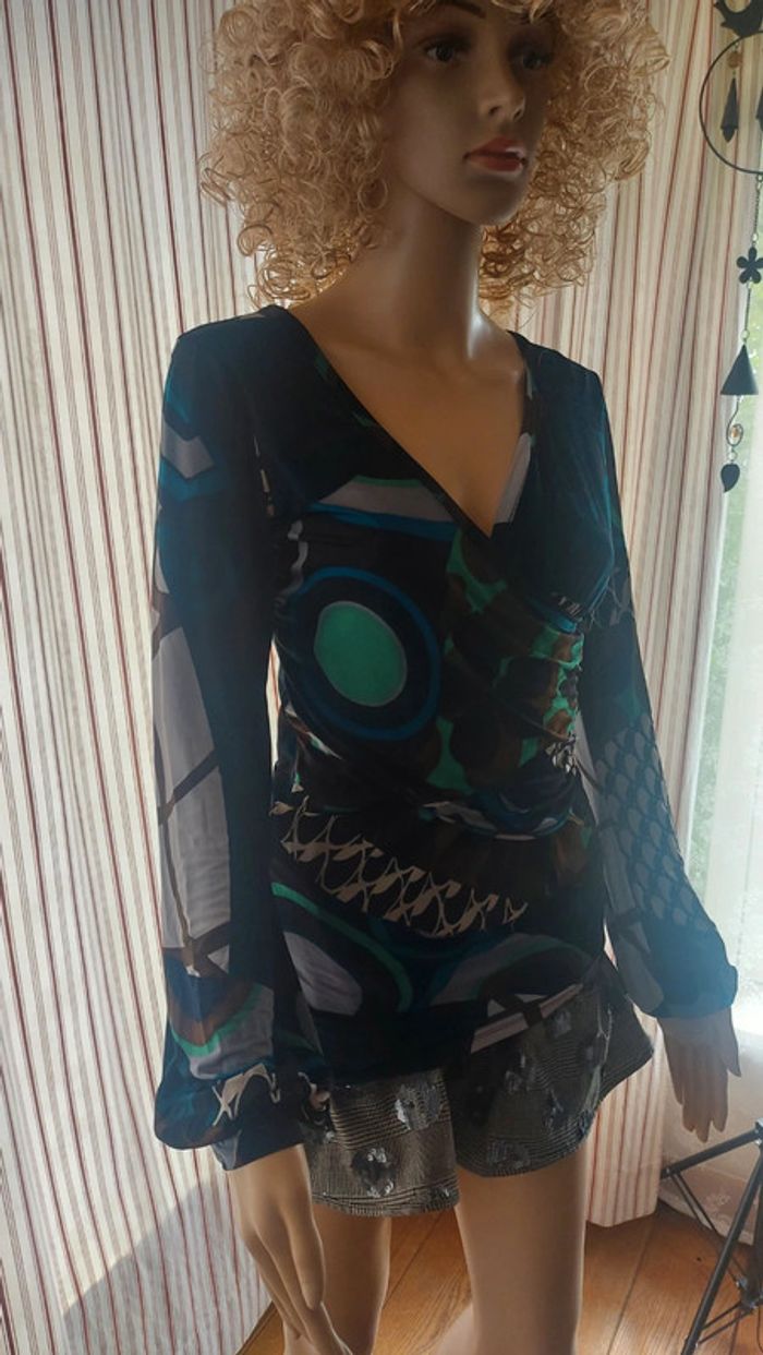 Blouse femme La fée Maraboutée taille 2 (38) - photo numéro 3
