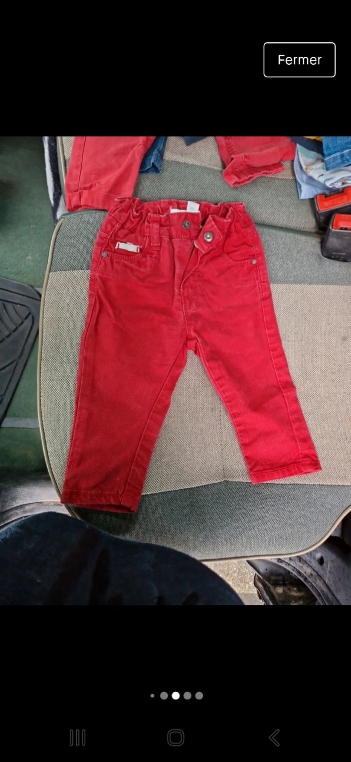 Vend lot de 10 pantalon taille 6 mois - photo numéro 3