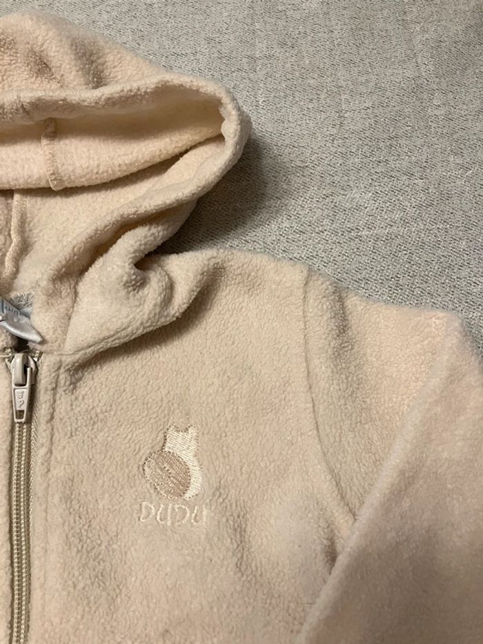 Gilet polaire beige – Dudu – 18 mois - photo numéro 2