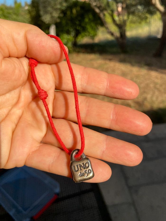 Bracelet cordon Pendentif uno de 50 - photo numéro 4