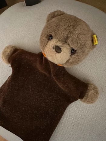 Marionnette Ours Steiff peluche doudou collection 28cm ancien