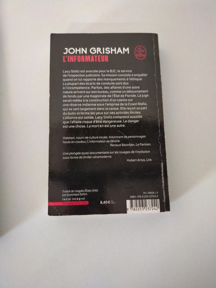 Lot de 2 livres John Grisham - photo numéro 5