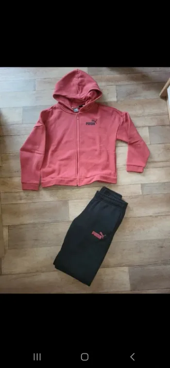 Survêtement puma corail noir