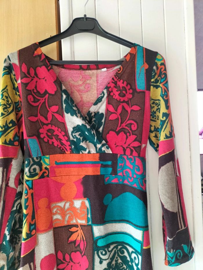 Robe multicolore d hiver - photo numéro 2