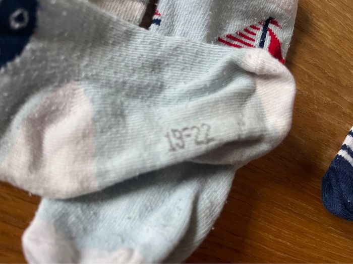 Lot 7 paires de chaussettes 19-22 - photo numéro 2