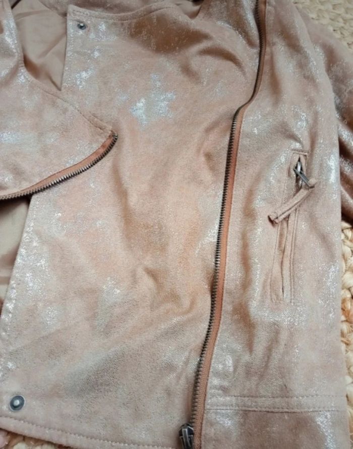 Veste perfecto fluide beige - photo numéro 3