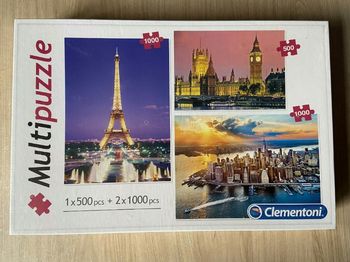 Multi puzzle villes Clementoni
2500 pièces neuf