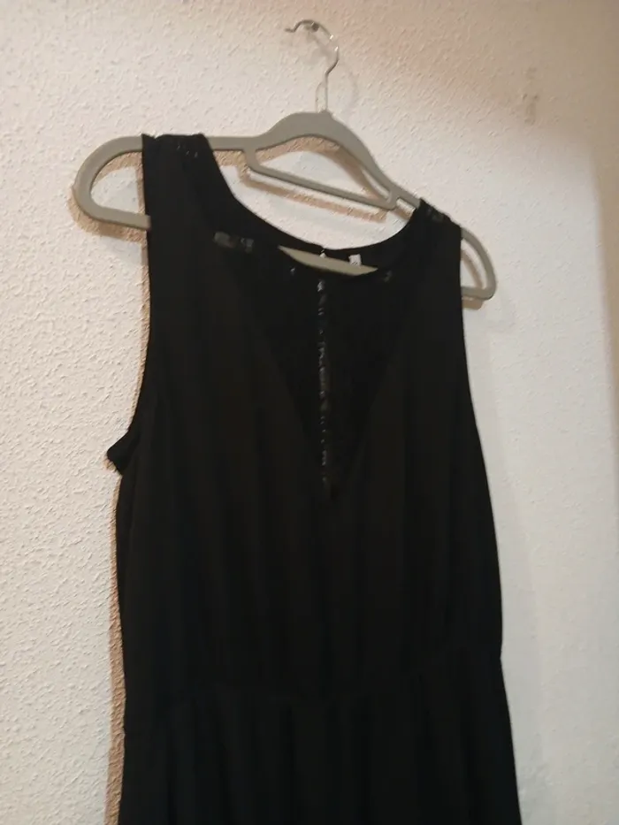 Robe noir basic en dentelle doublée " America today" taille s - photo numéro 2