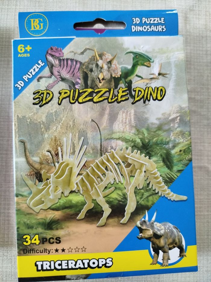 Puzzle 3d dinosaure - photo numéro 3