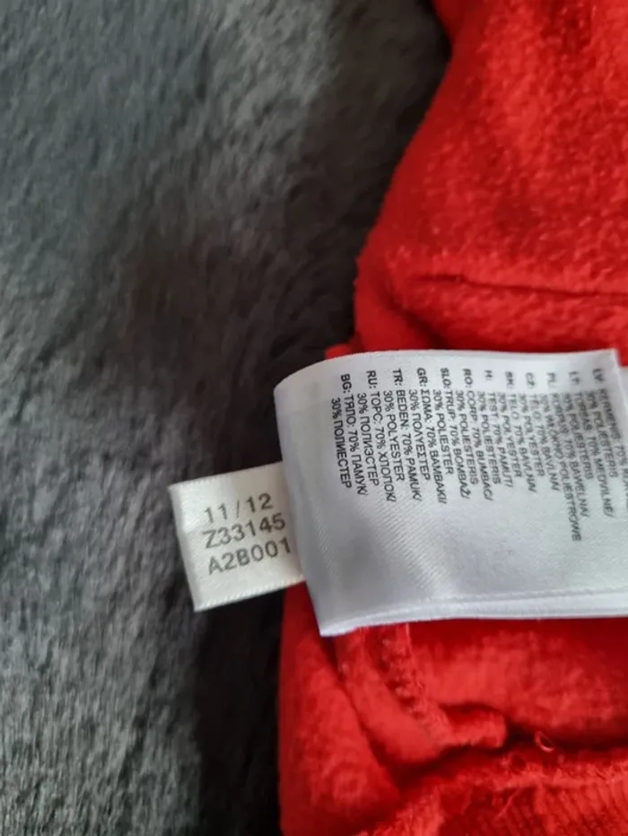 Sweat à capuche Adidas rouge, M Hommes - photo numéro 7
