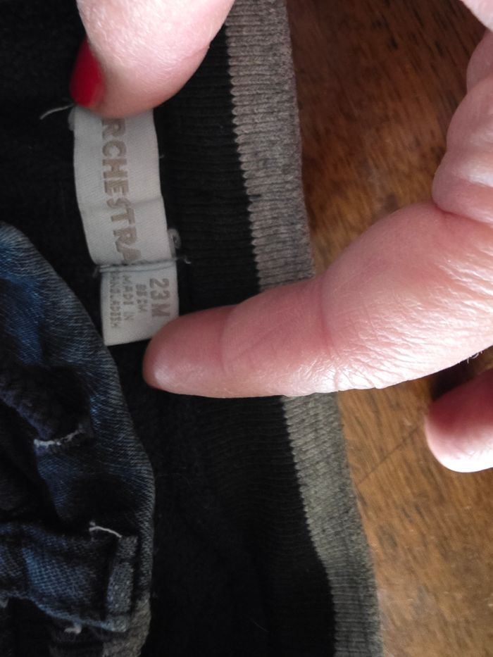 LOT 2 JEANS ORCHESTRA DOUBLURE POLAORE TAILLE 23 MOIS - photo numéro 4