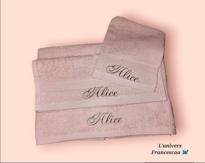 Lot Serviette + gant - photo numéro 2