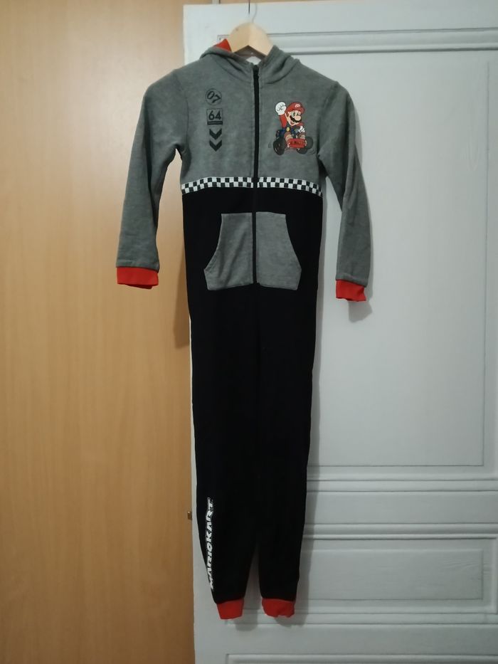 Supyjama  Mario kart noir et multicolore