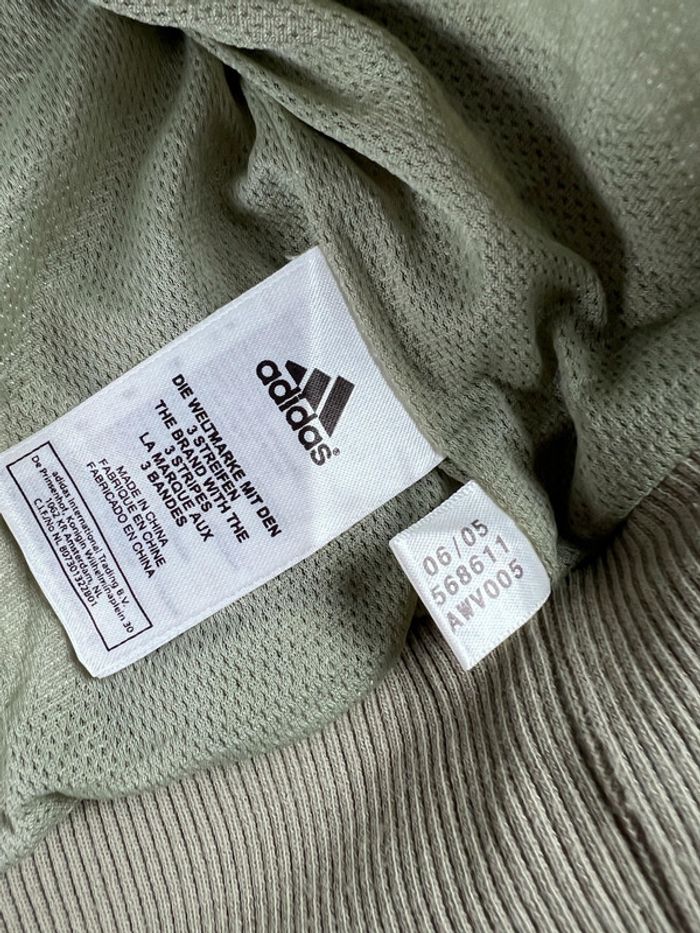 Veste type Harrington vert kaki Adidas Taille M - photo numéro 9