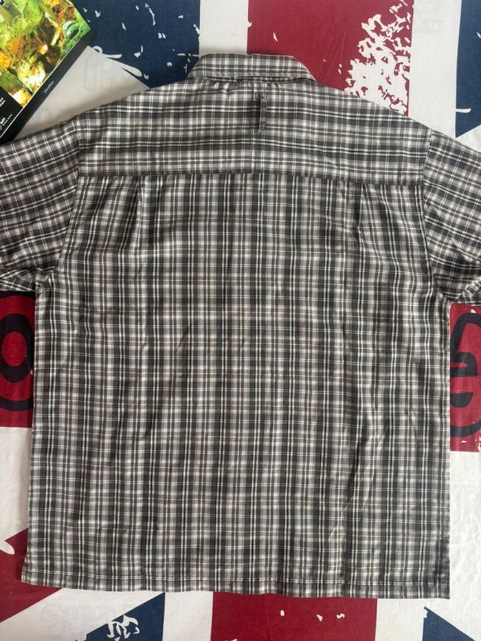 Chemise à manche courte The North Face M/L à carreaux gris et blanc - photo numéro 11