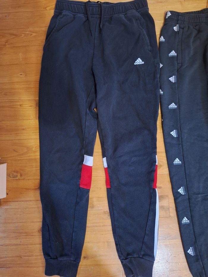Lot 3 pantalons de jogging garçon 13.14 ans adidas taille - photo numéro 2