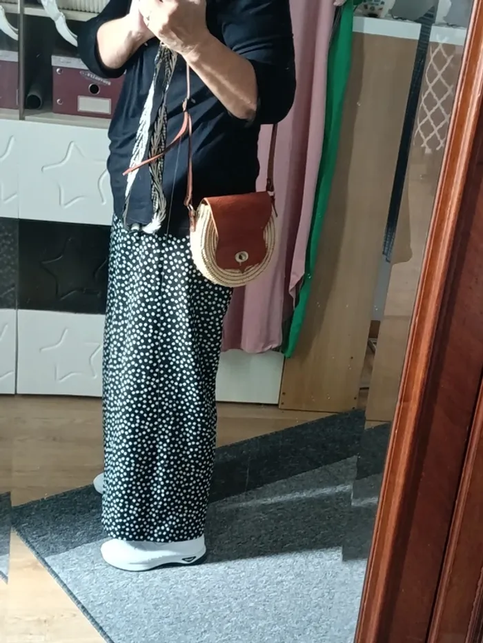 Petit sac rond tressé bandouliere - photo numéro 6