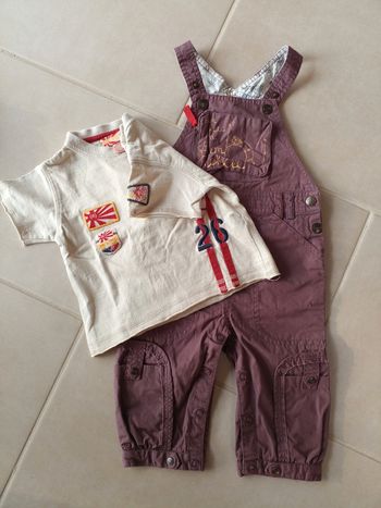 Salopette et t-shirt