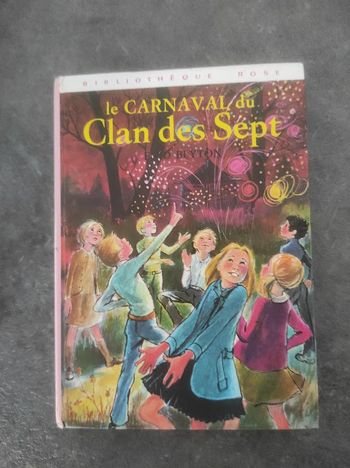 Le carnaval du Clan des Sept Enid Blyton Bibliothèque Rose cartonnée 1974