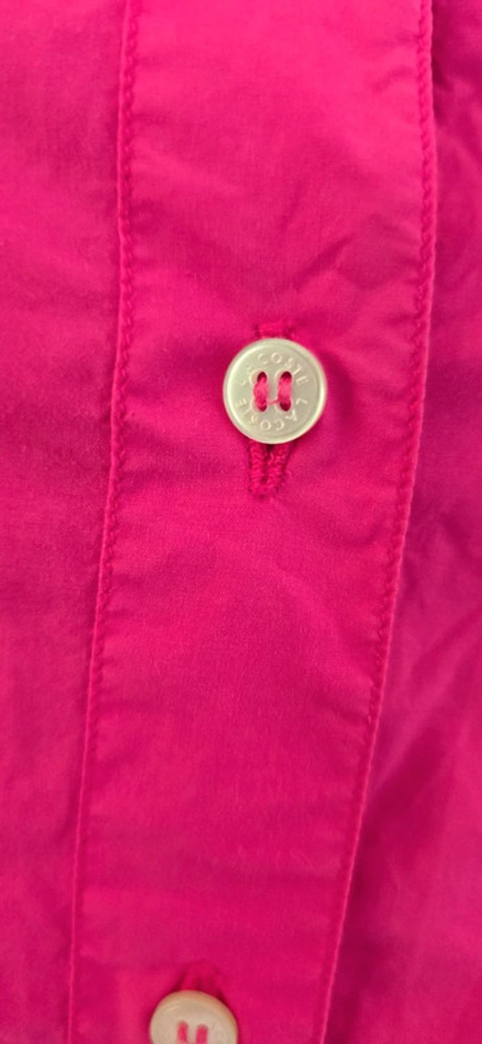 Chemisette Lacoste rose femme Taille 38 - photo numéro 3