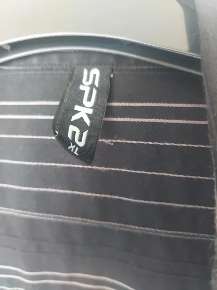 Chemise noire à rayures SPk2 - photo numéro 3
