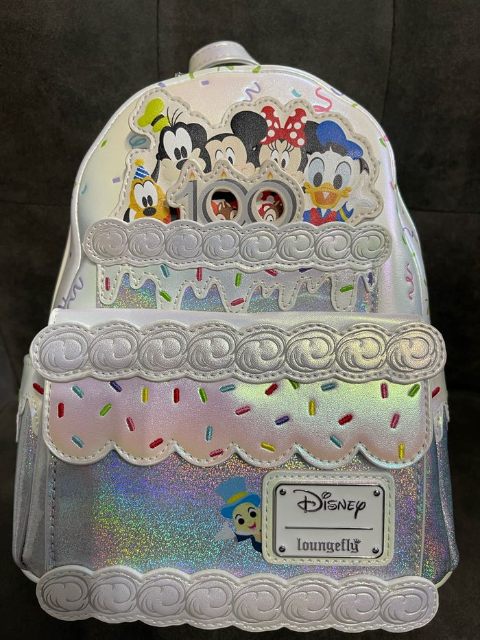Disney Loungefly Mini Sac A Dos 100 Celebration Cake