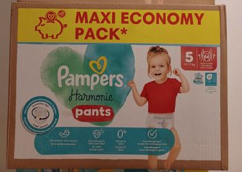 Pack de 66 couches culottes Pampers harmonie PANTS MaxiEcoPack Taille 5