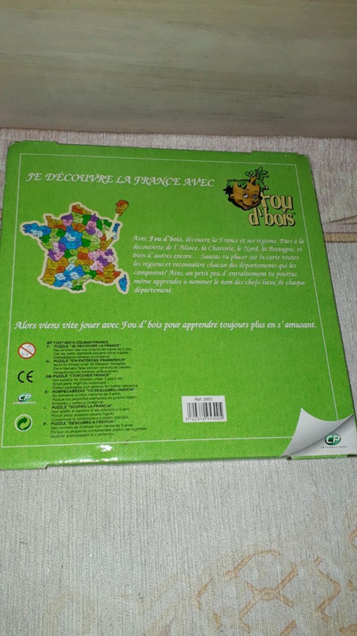 Puzzle région de France - photo numéro 2