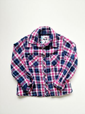 Palomino - Chemise à carreaux, manches longues (2 ans)