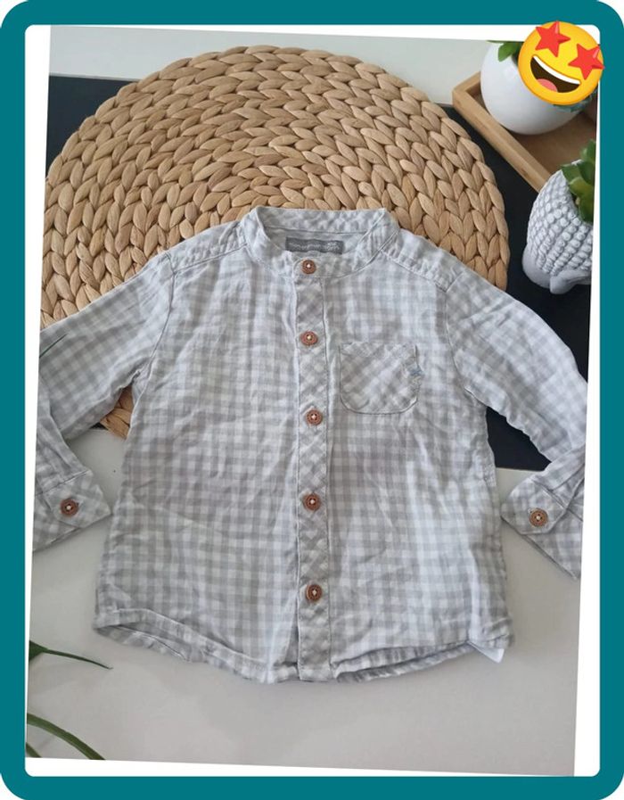 Belle chemise bébé garçon Taille 9 mois🌿🦁 - photo numéro 4