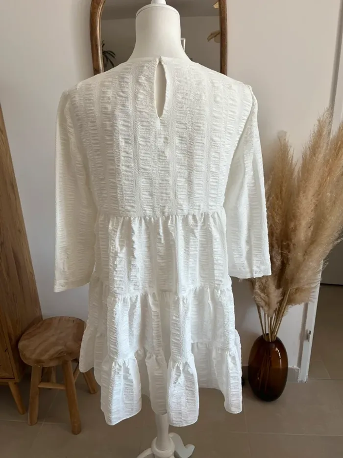 Robe Sharon blanche Zara neuve - photo numéro 6