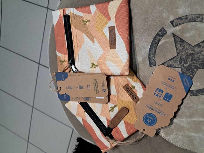 Pochette Cabaia latérale X2 dunes